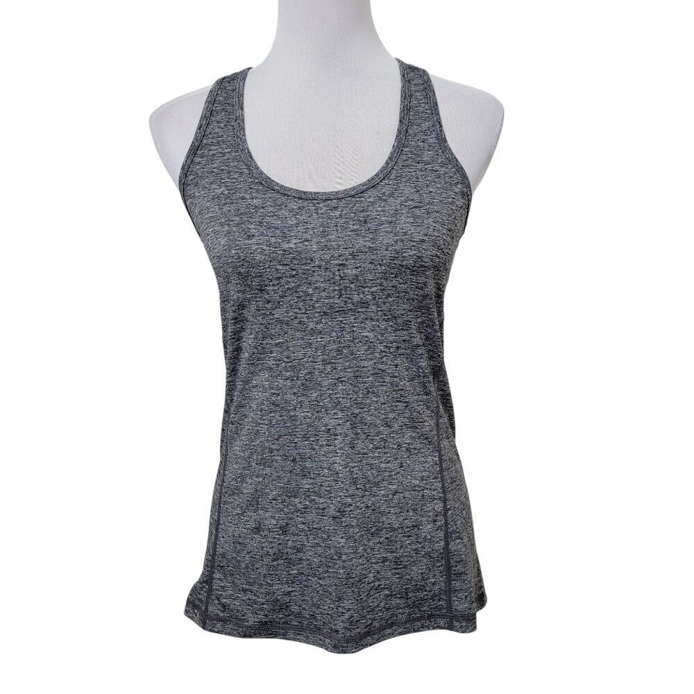 icyzone Size S Gray Racerback Workout Athletic Running Tank Top, Exc. Used Cond.
